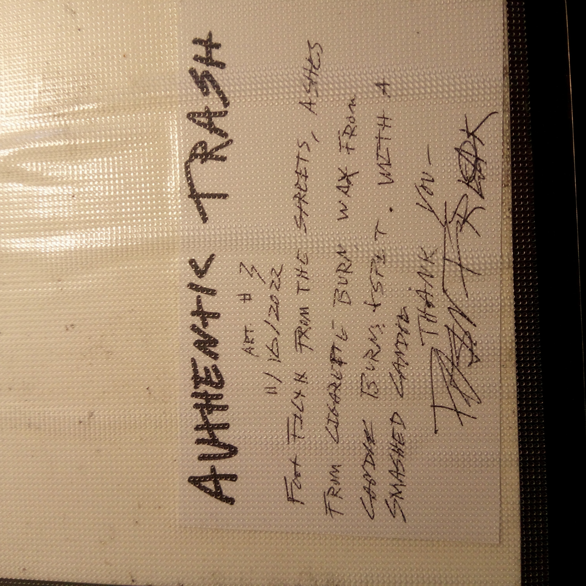 ART3: Candle Foot Prints