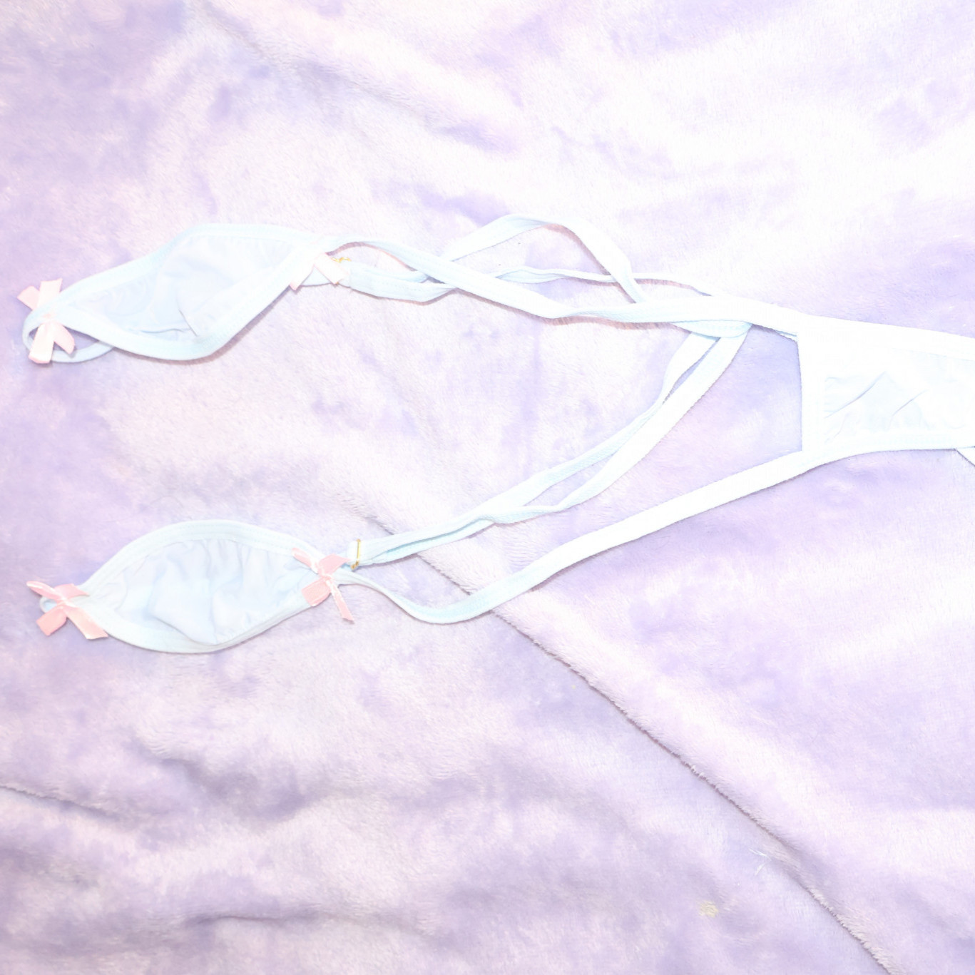 baby blue thong