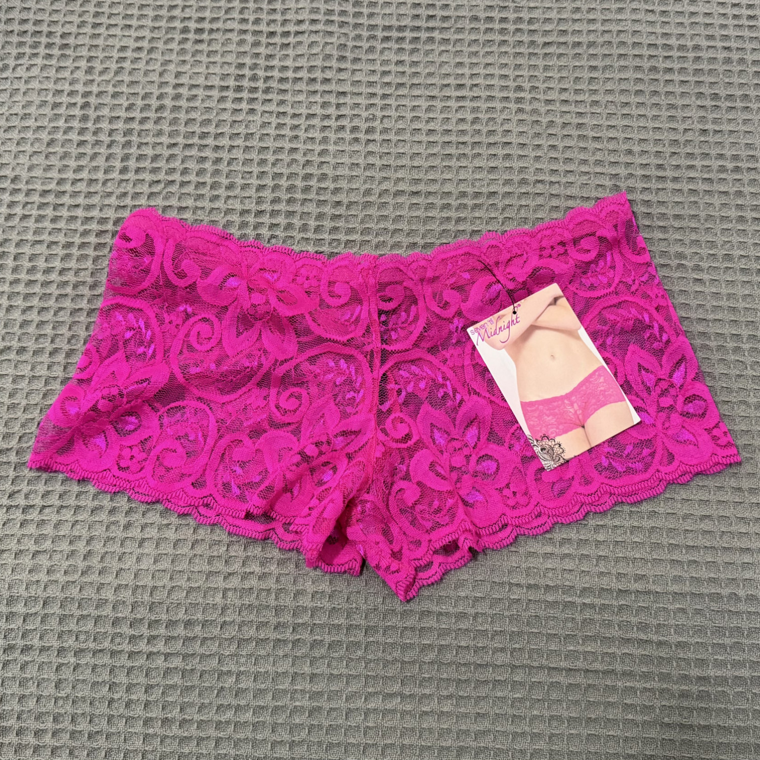 Pink Lace Boyshort
