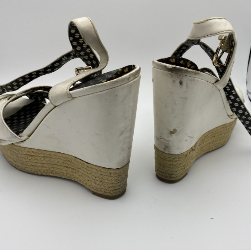 White Old Navy Wedges