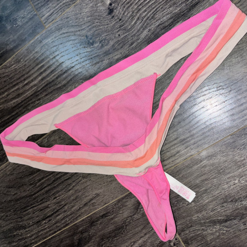 Pink worn panties