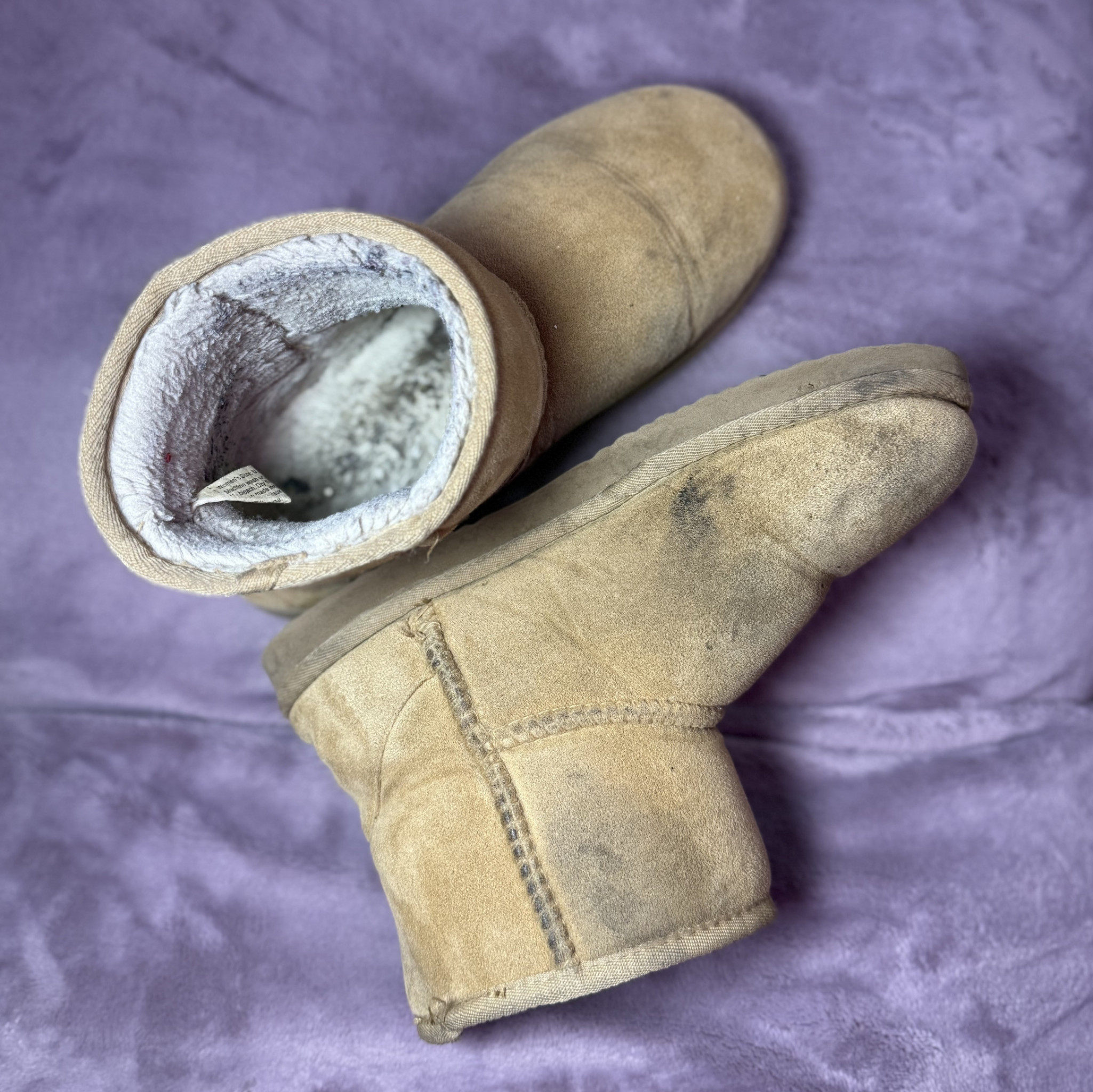 DIRTY STINKY UGG SLIPPERS