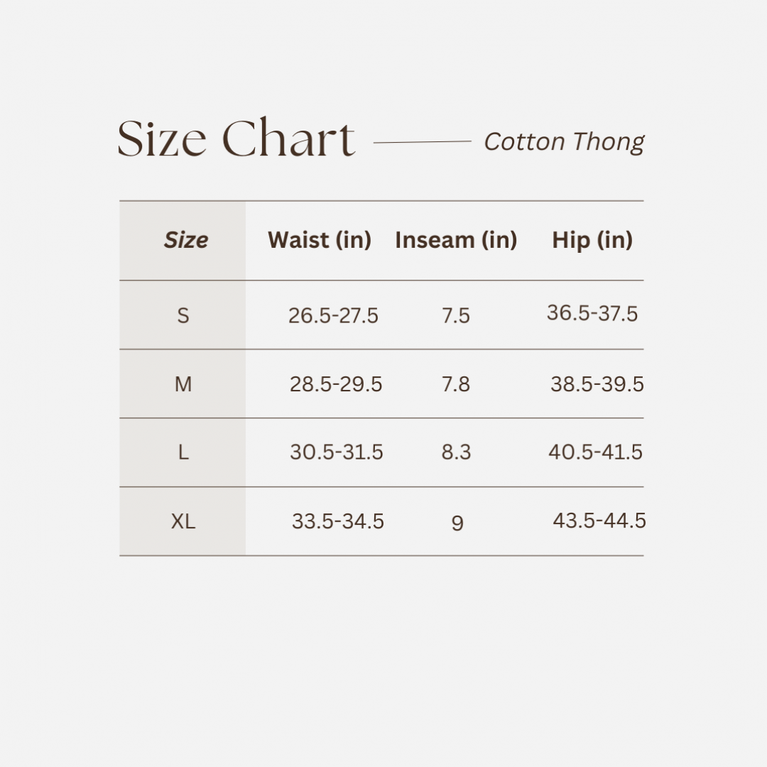 Black Seed Only Thong