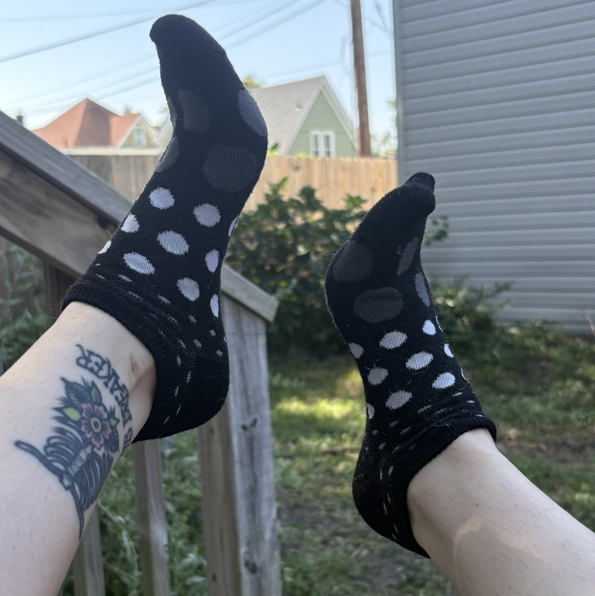 polka dot ankle socks