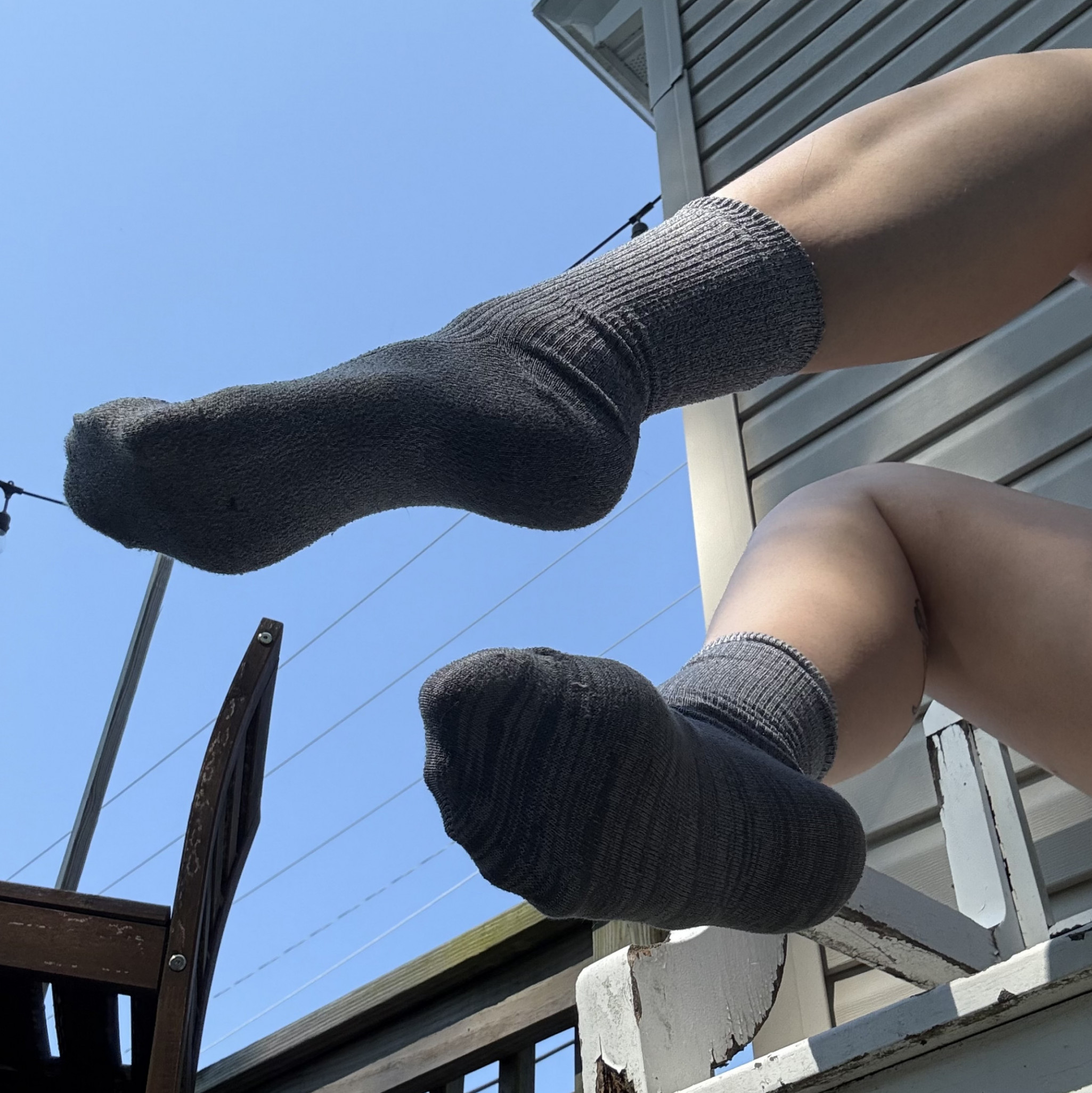 light grey crew socks