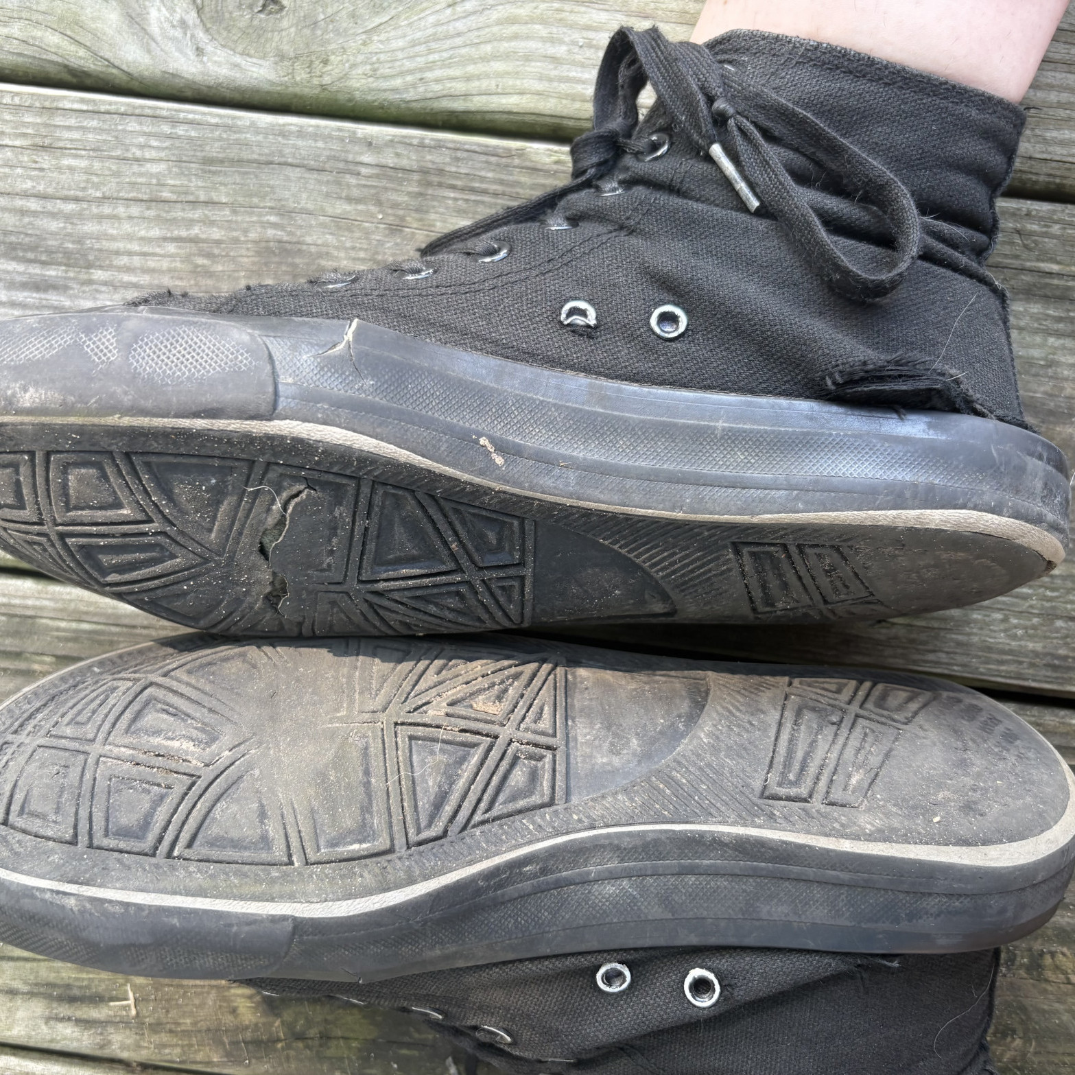 old gym shoes