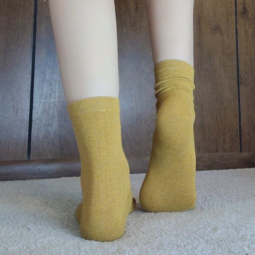 Mustard Yellow Socks
