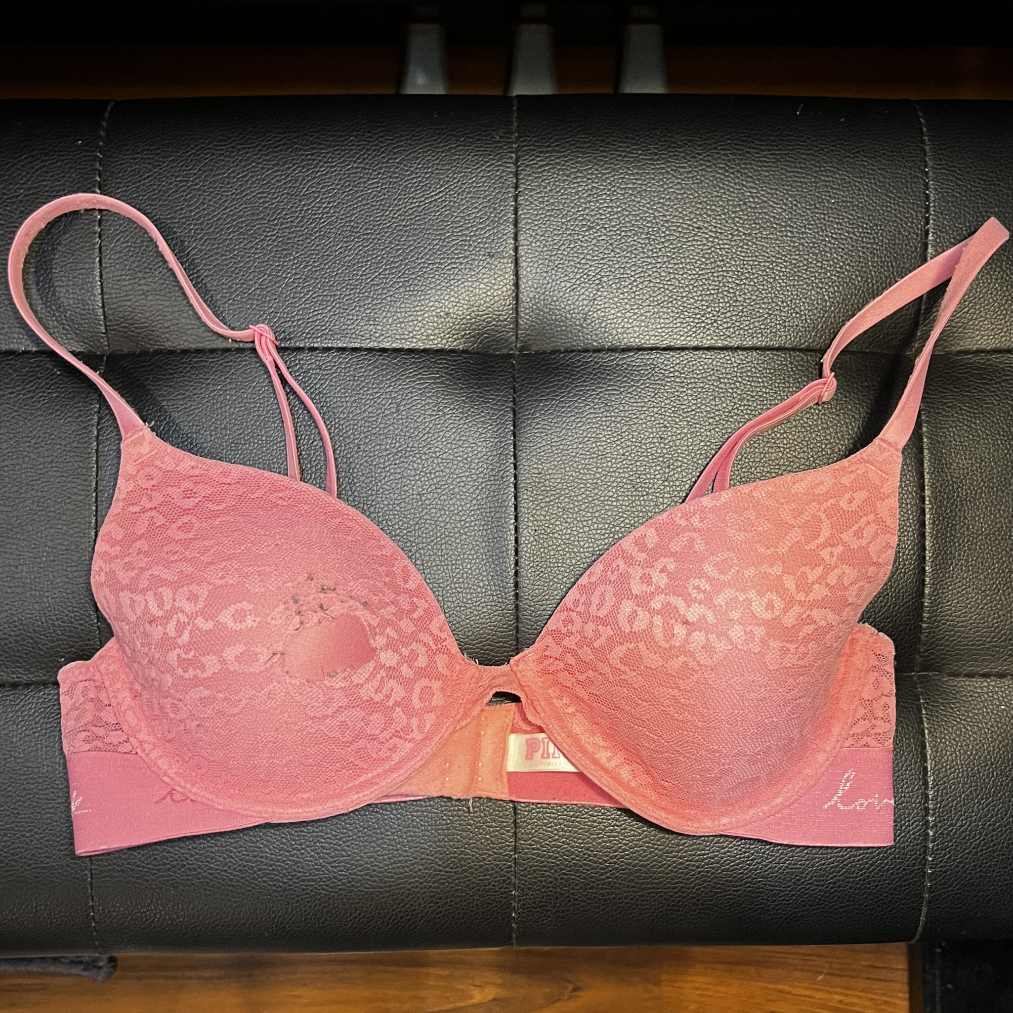 PINK Lacey Pink Tshirt Bra