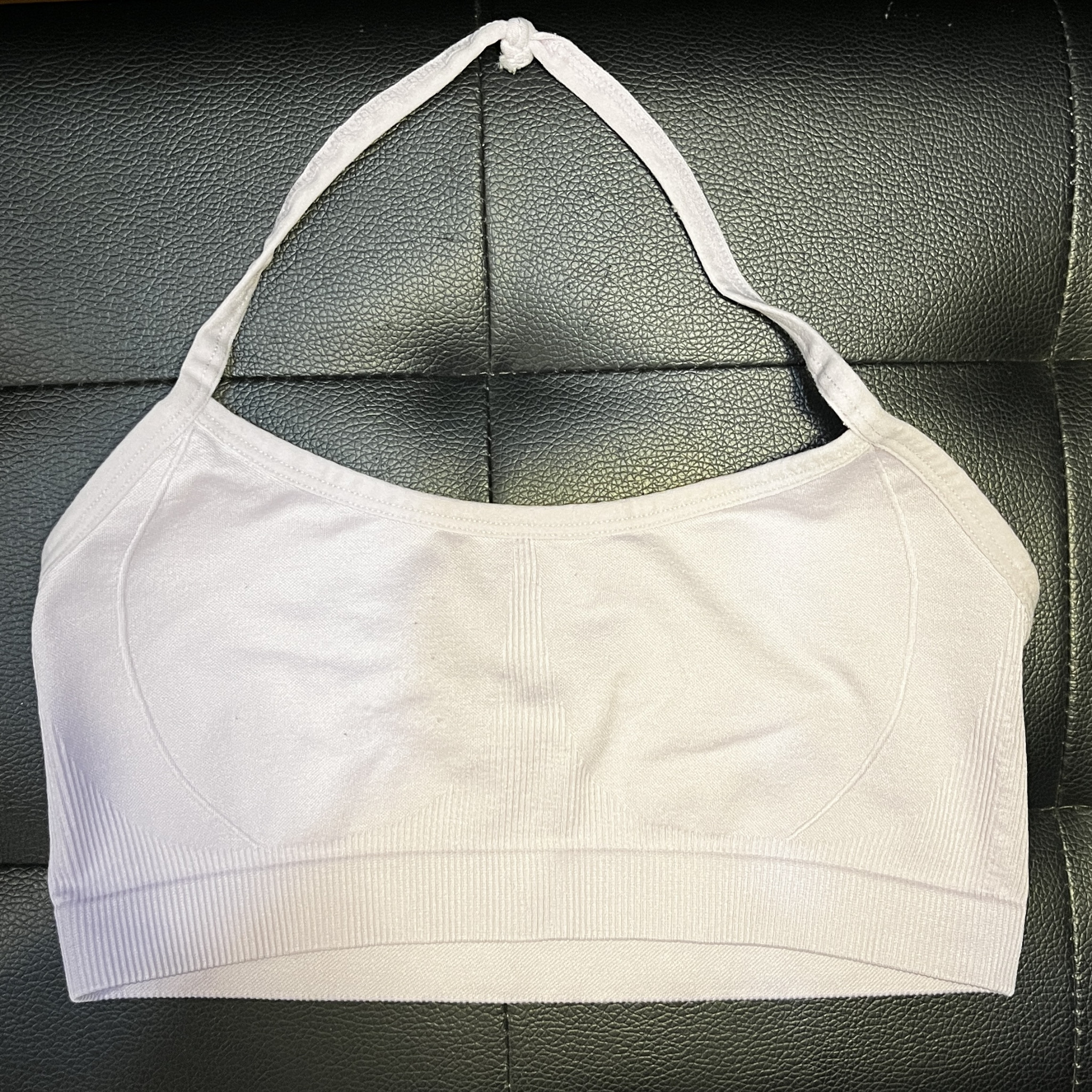 Light Purple Halter Sports Bra