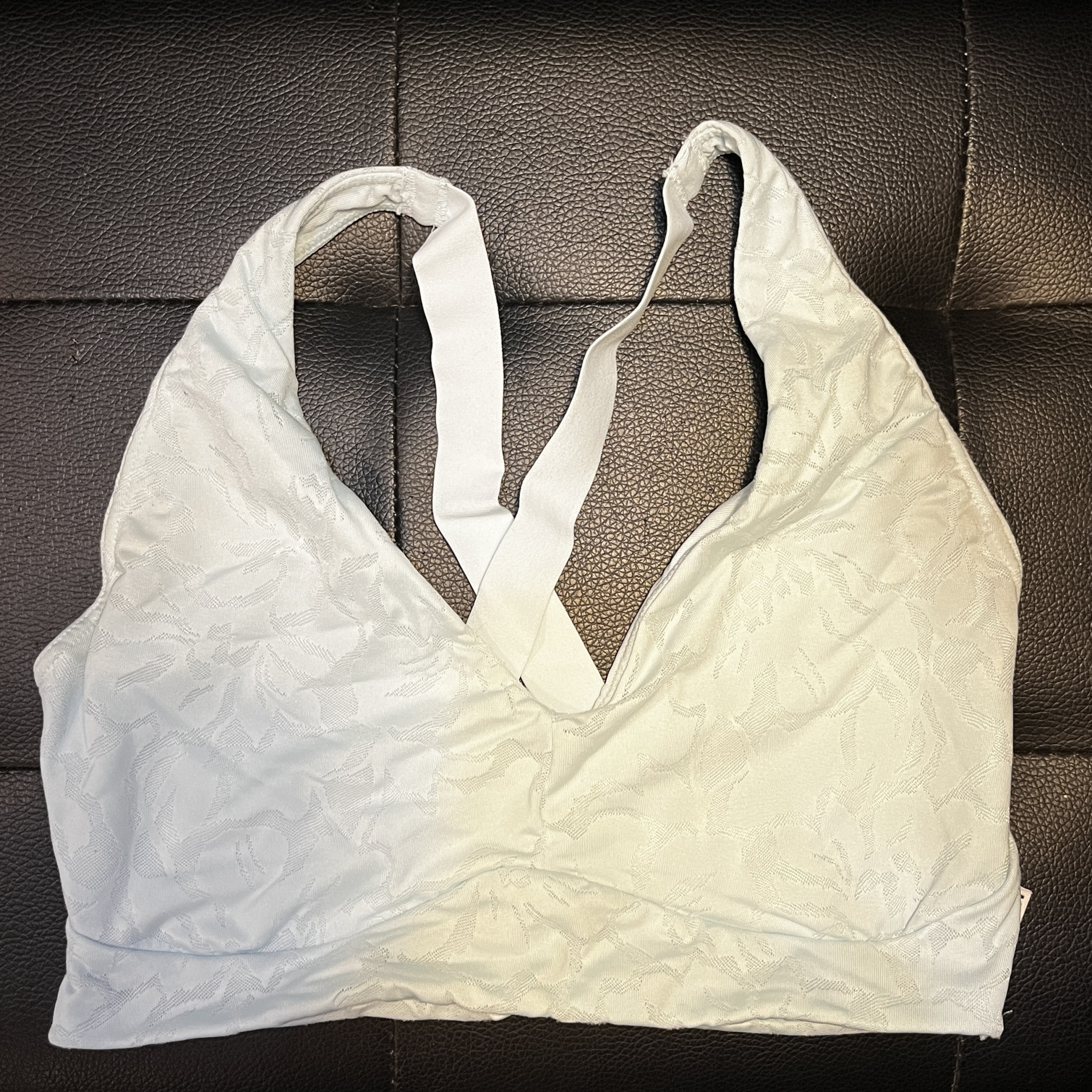 Light Blue Racerback Sports Bra