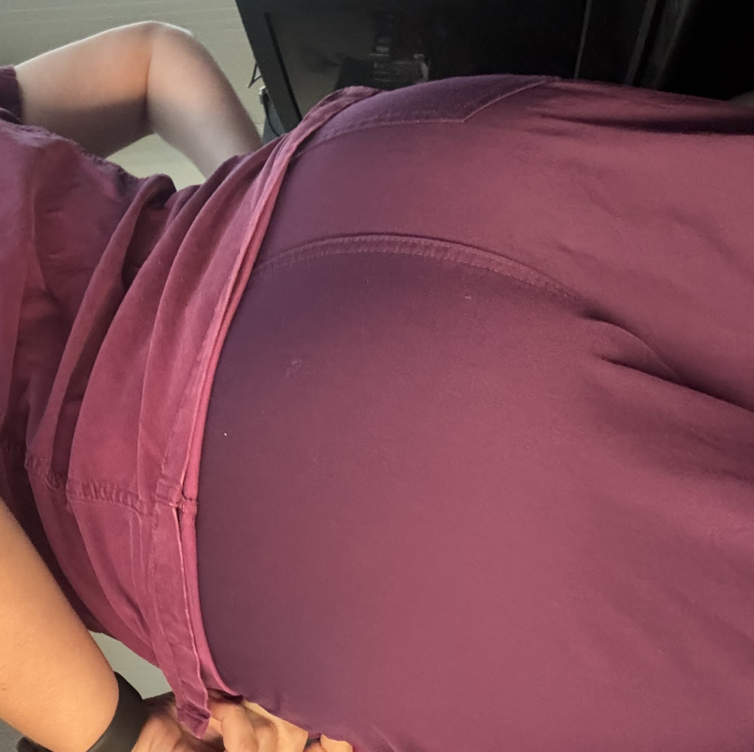 Deep purple Scrub Pants