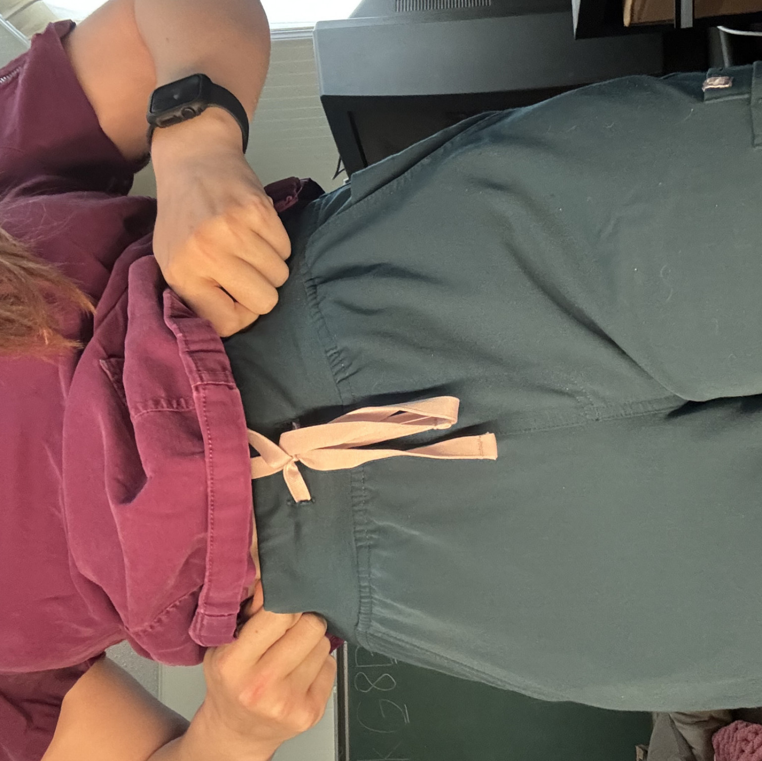 Teal FIGS scrub pants