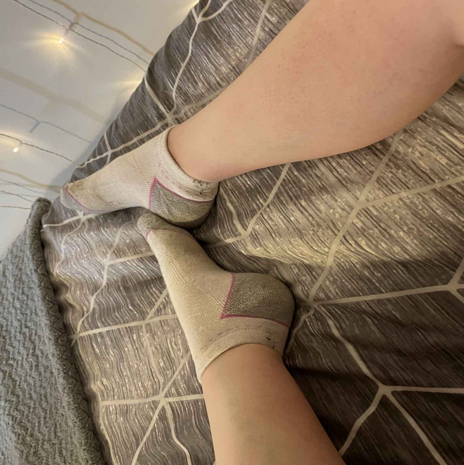 Sweaty gym socks