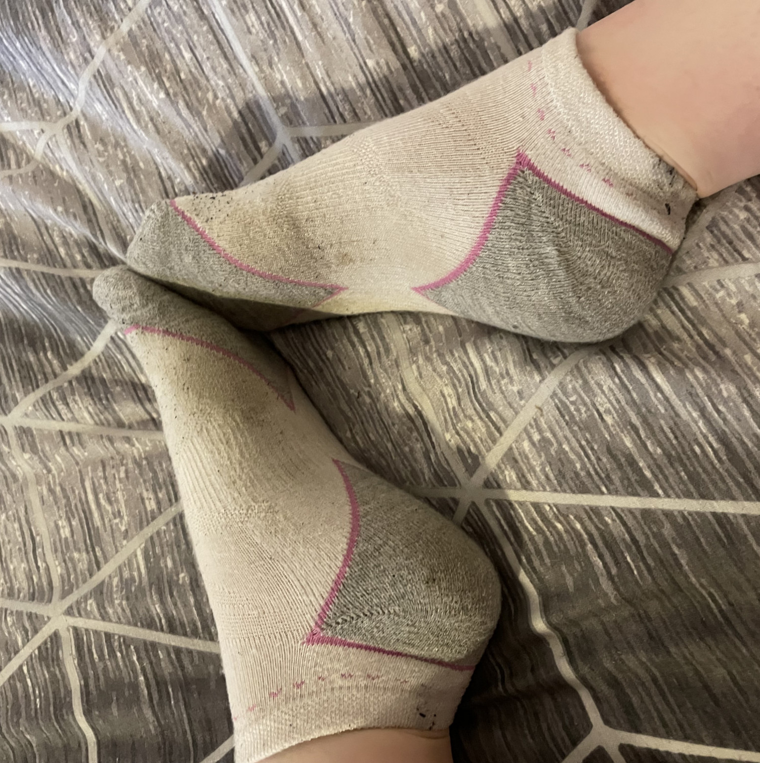 Sweaty gym socks