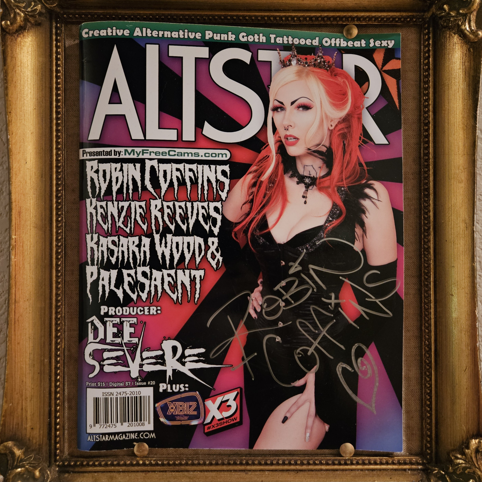 Robin Coffins Signed AltStar Magazine