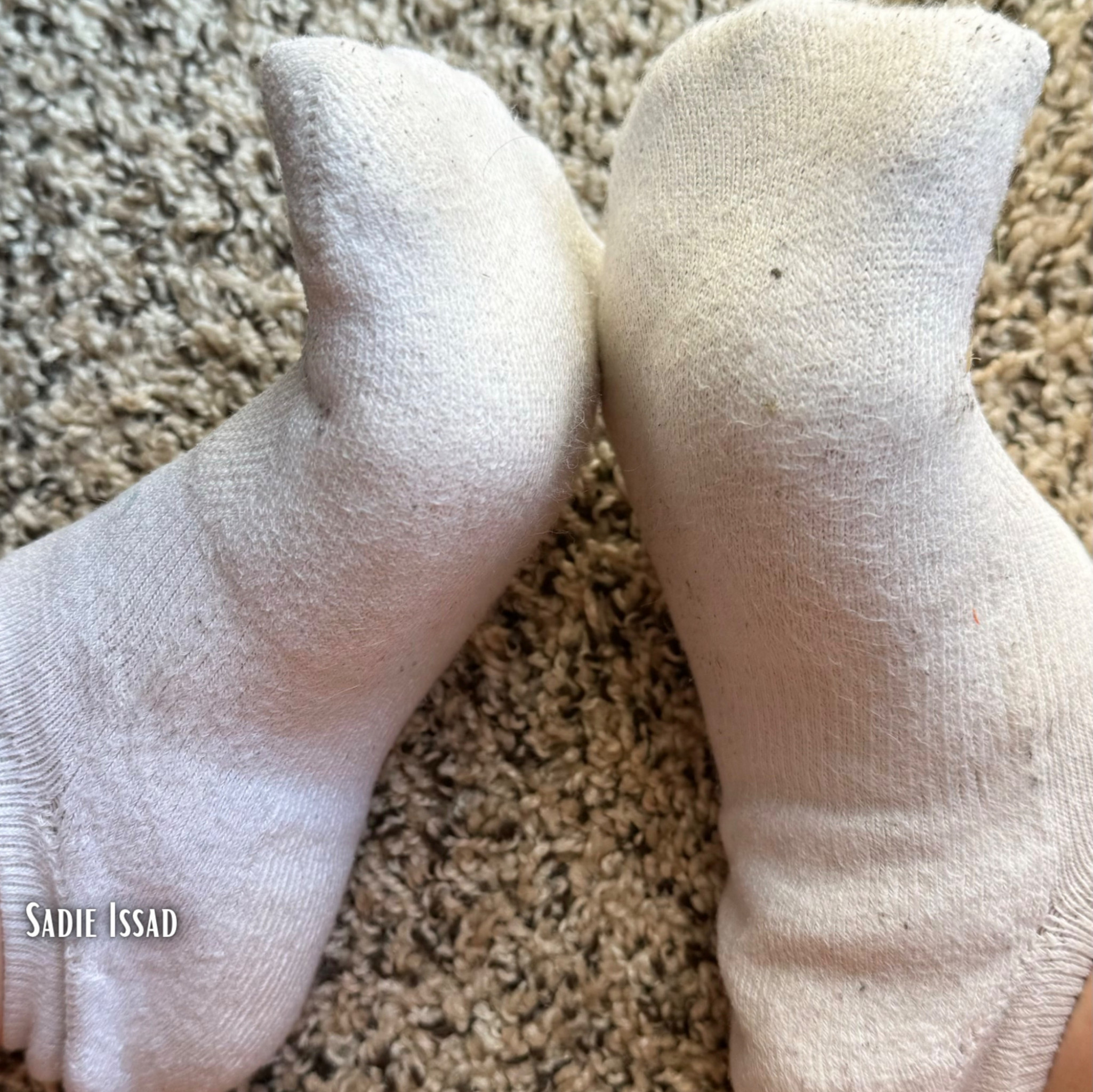 Dirty worn socks