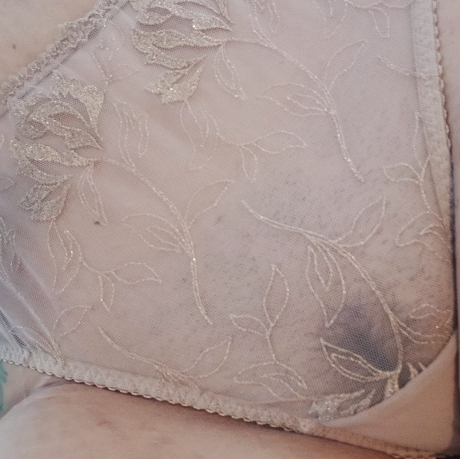 Nude See Thru Sexy Set Bra and Thong