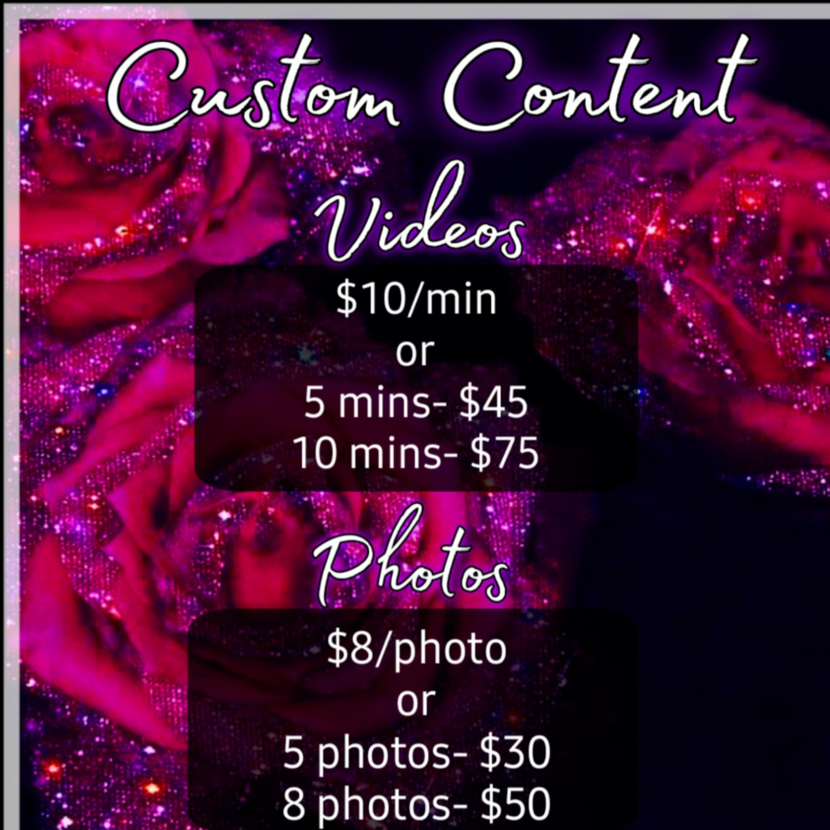 Custom Content Your Eyes Only!