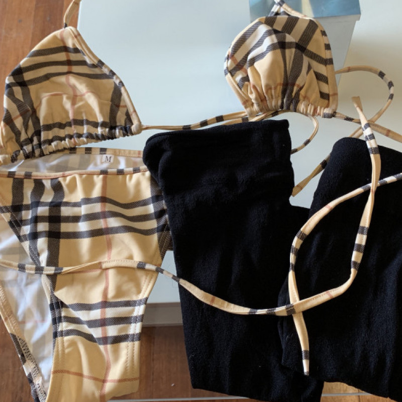 Bikini and stockings