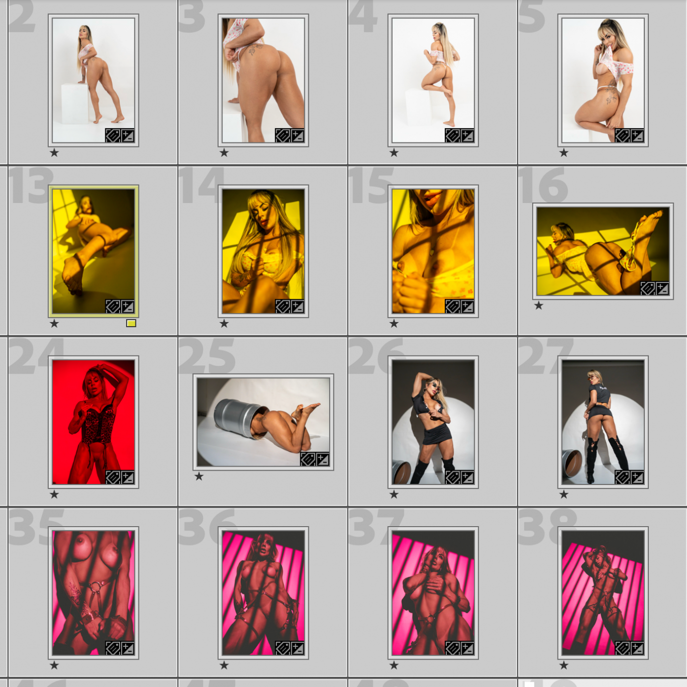 Nude Pack of 48 HIGH RES photo model Scene Explicit