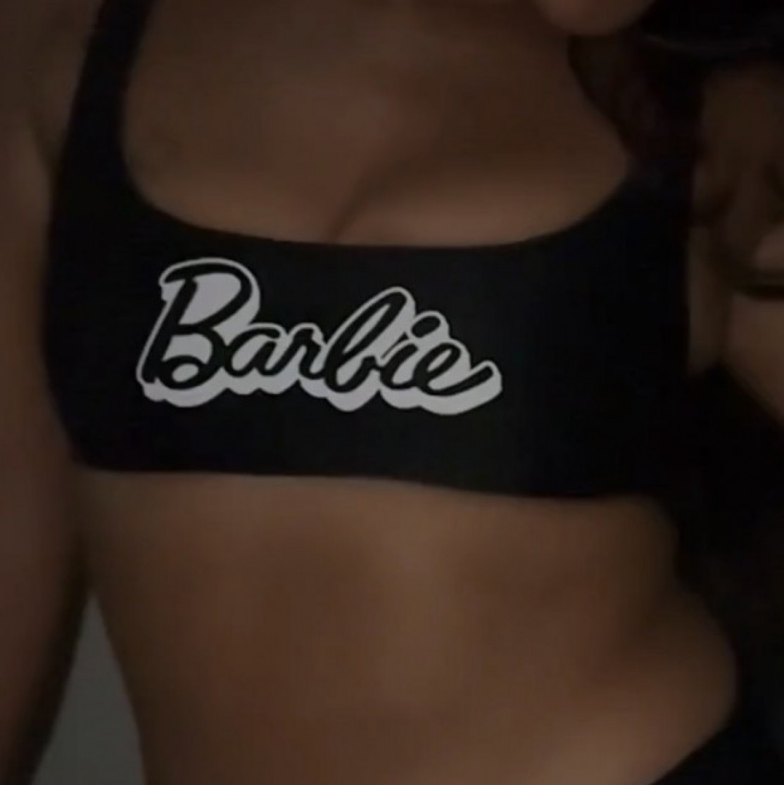 Barbiie Certified  So Sexy in her BARBIE Top