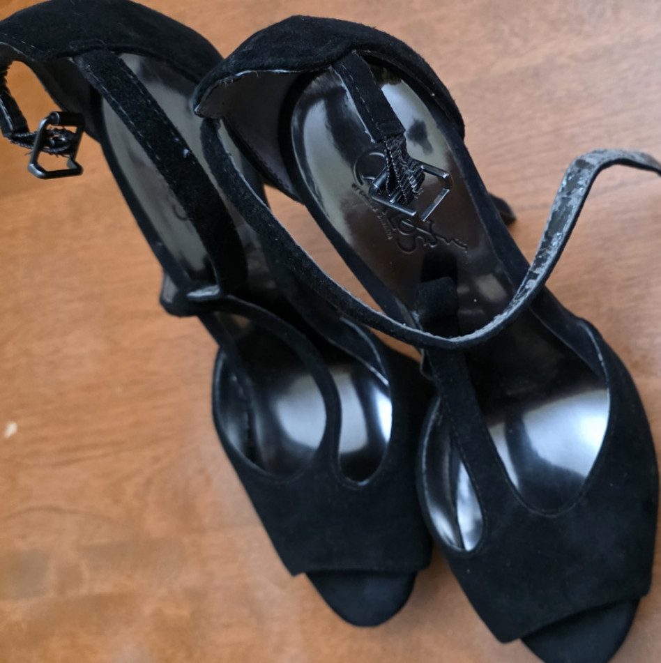 My Favorite  Pair Of Worn Black Heels