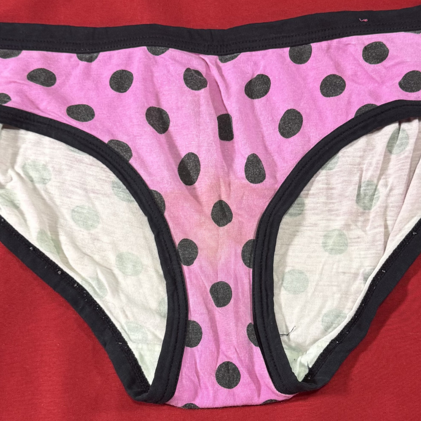 Polka dot panties
