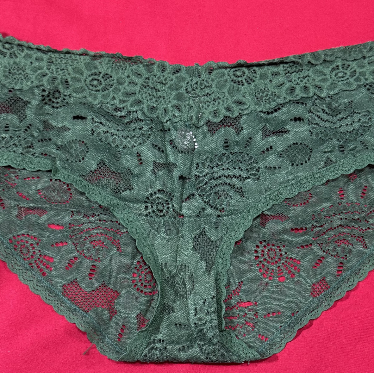 Dark green panties