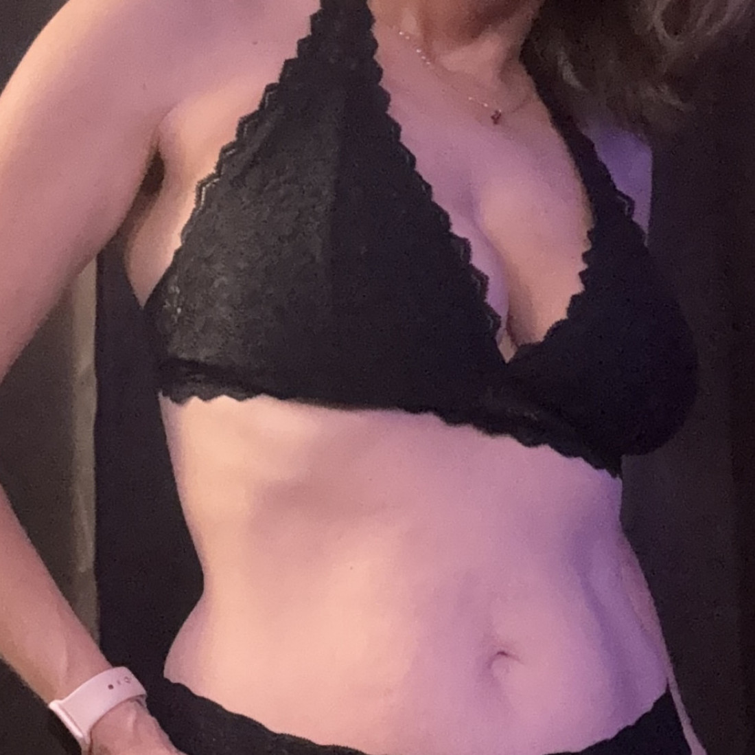 Black bralette