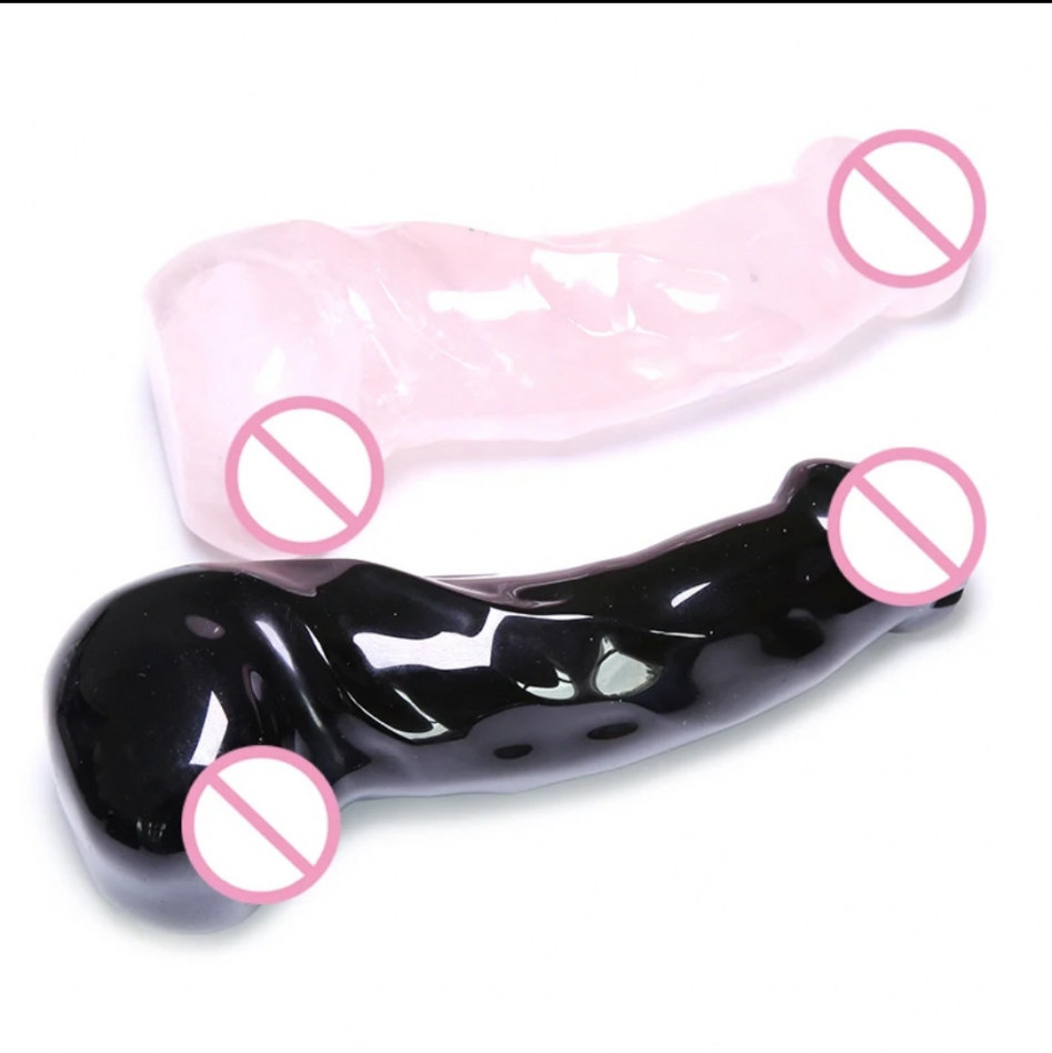 2 Obsidian Dildos