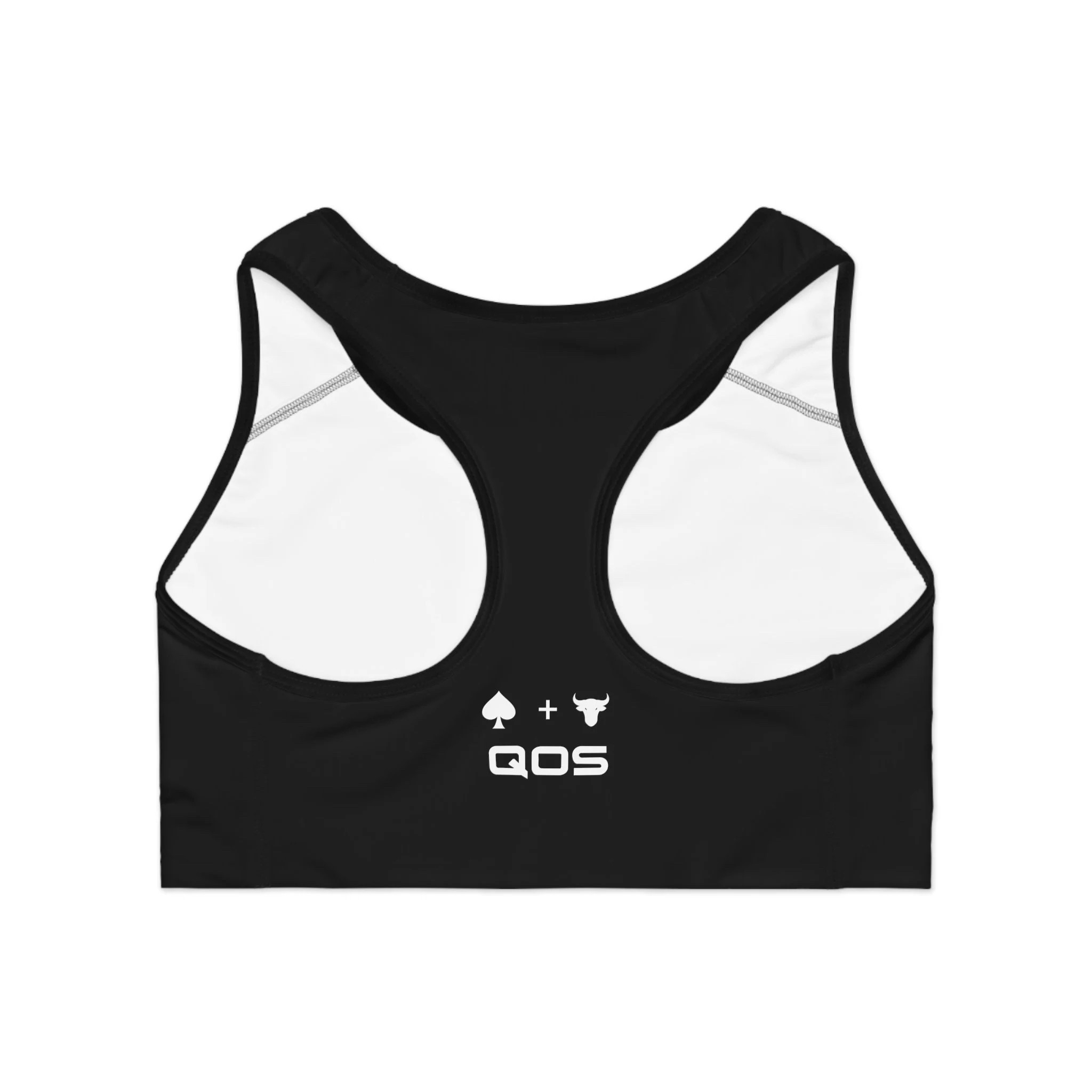 QoS Bull Logo Sports Bra