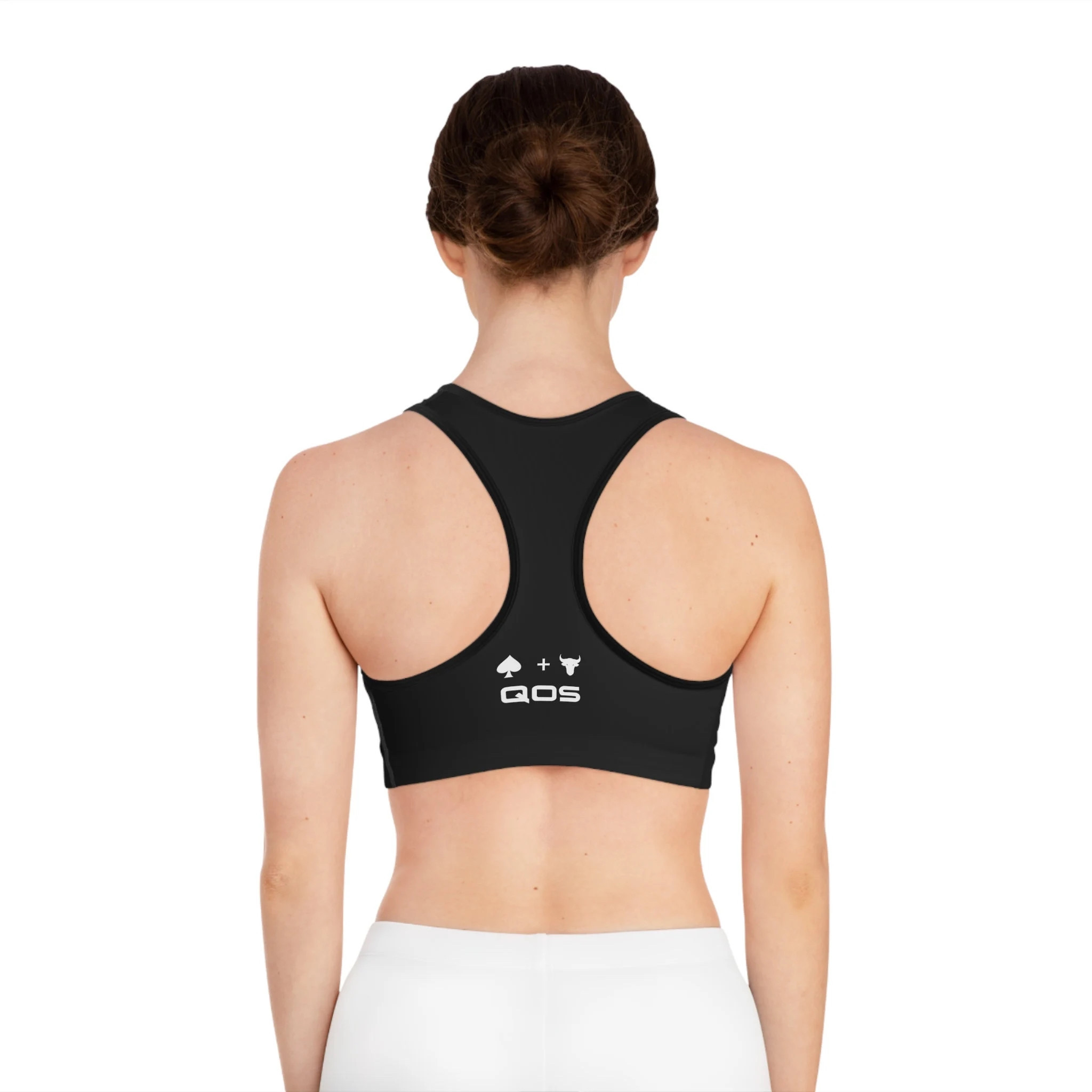 QoS Bull Logo Sports Bra