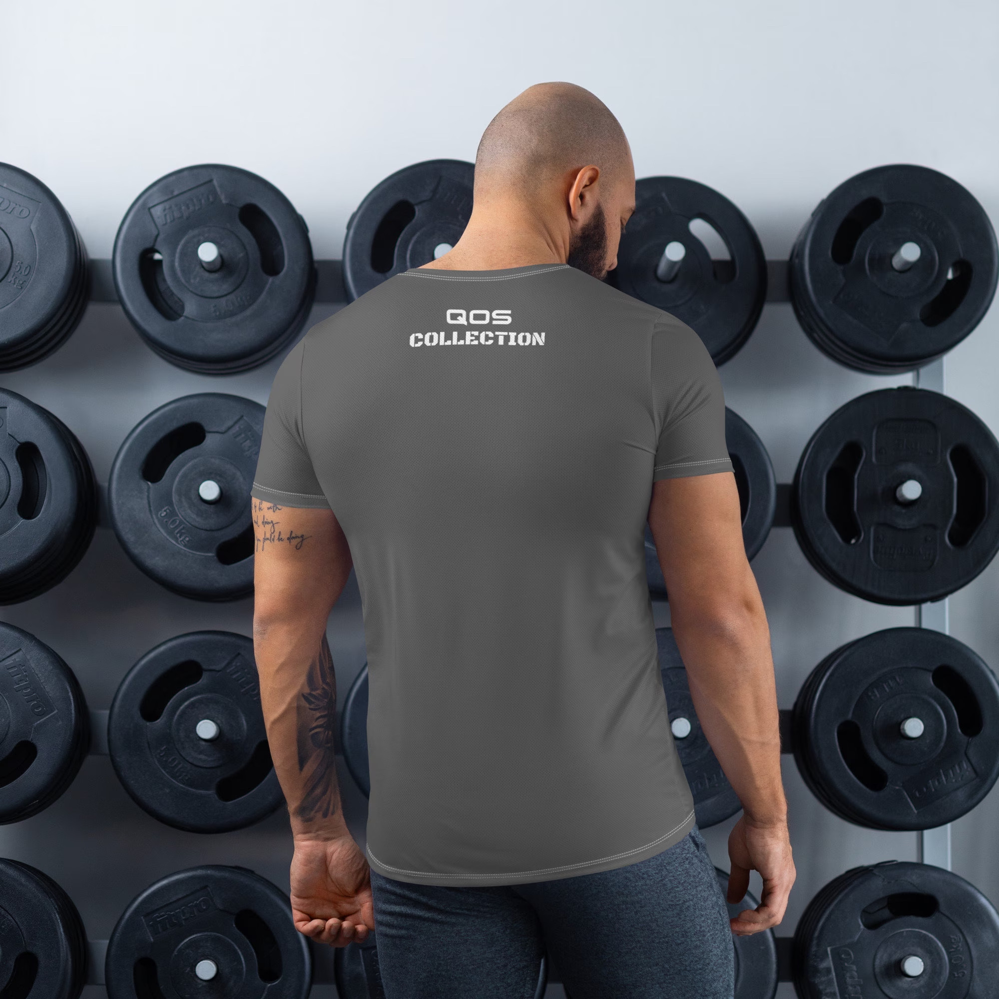 Custom QOS Bull Athletic Gym Shirt