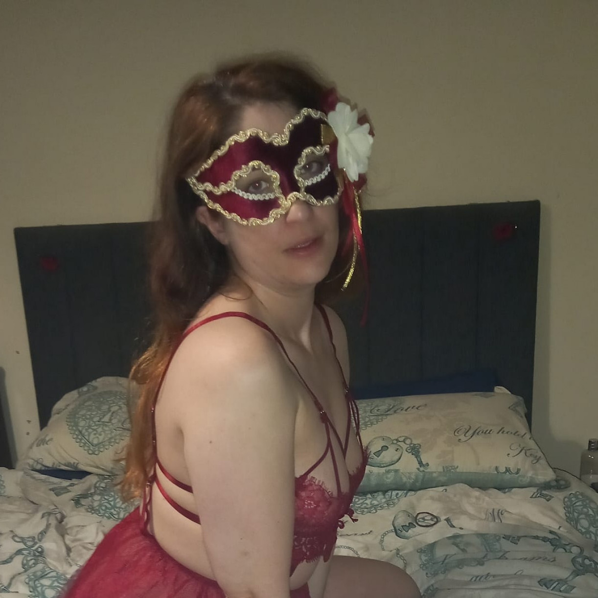 Red lace lingerie set FULL ALBUM