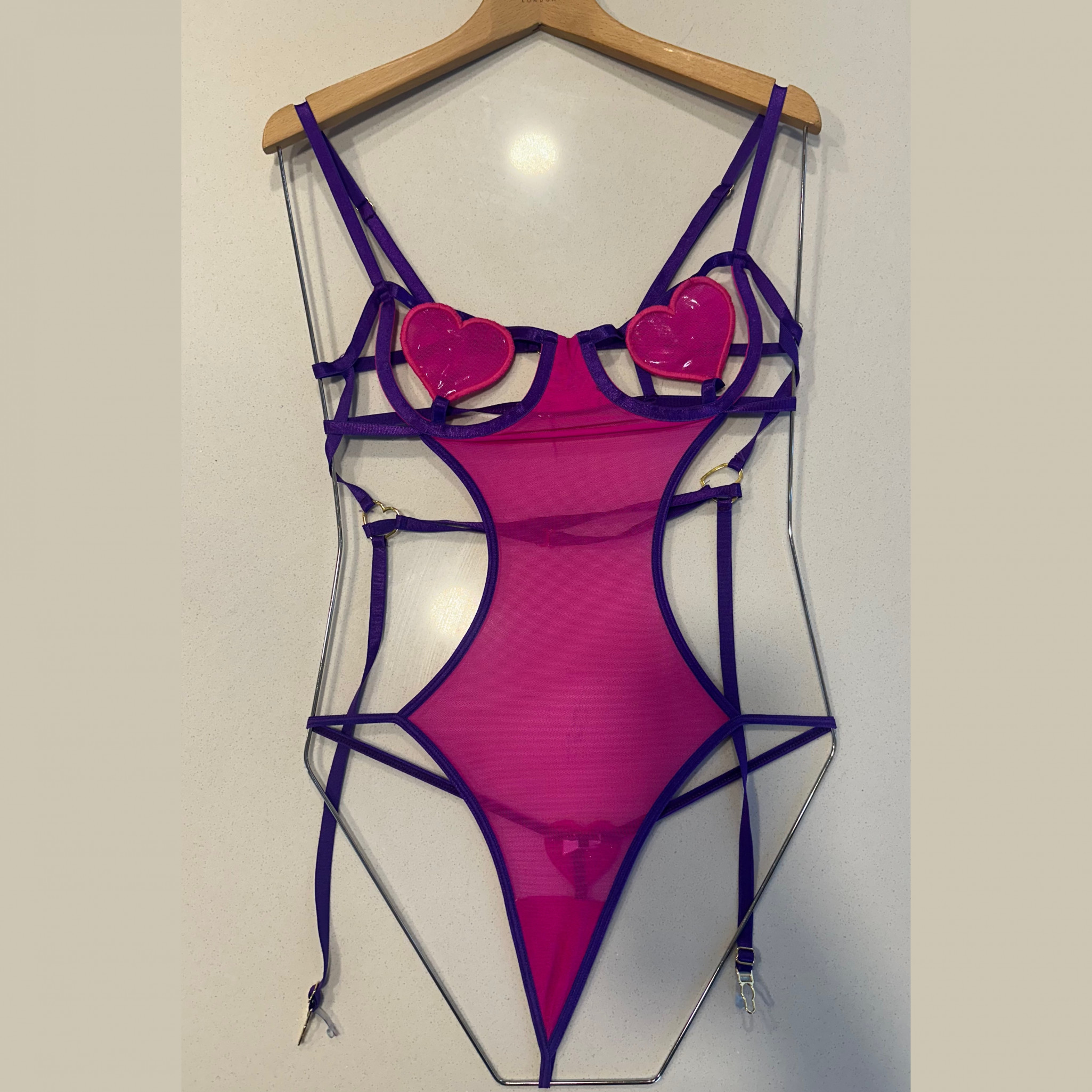 Pink Hearts Bodysuit