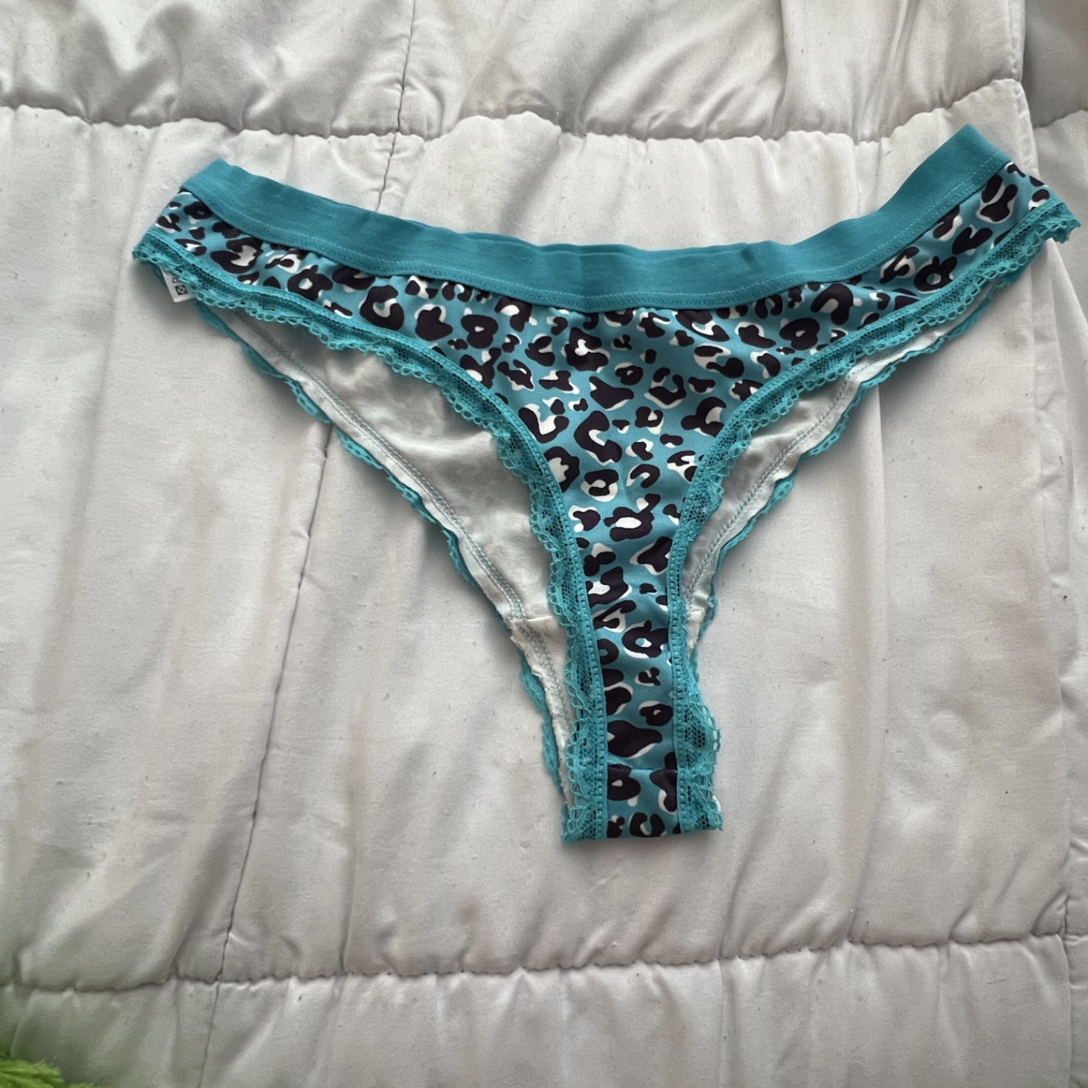 Cheetah Print Thong