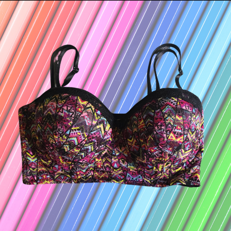 My Bold Colorful Bra