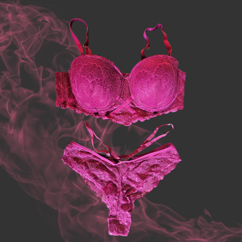 Sinful Pink Bar and Panty Set