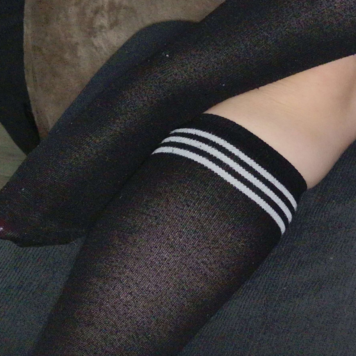 Black high socks