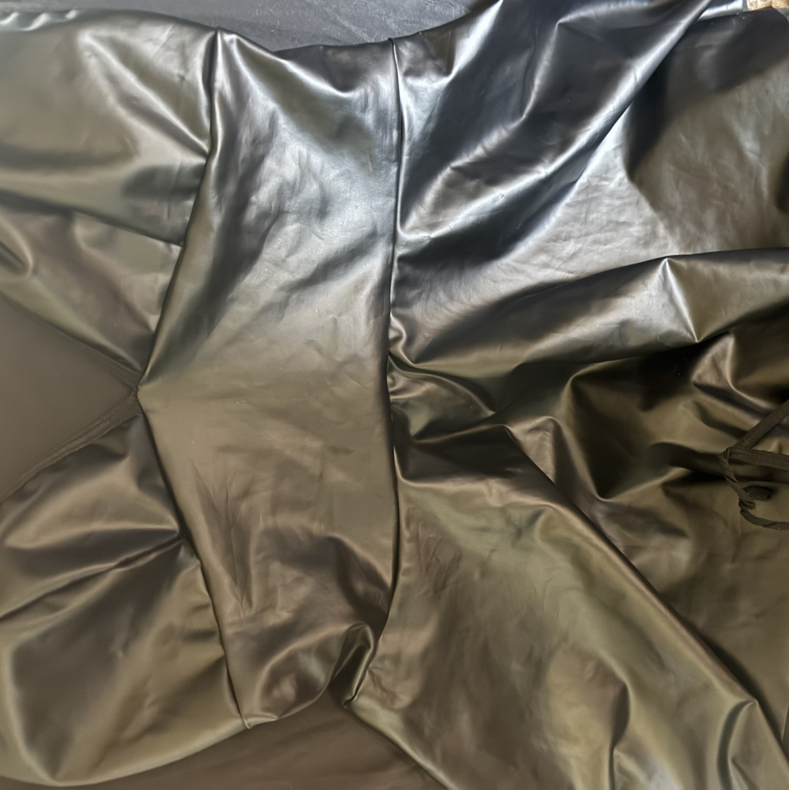 Vinyl Like Mini Dress Size Sexy