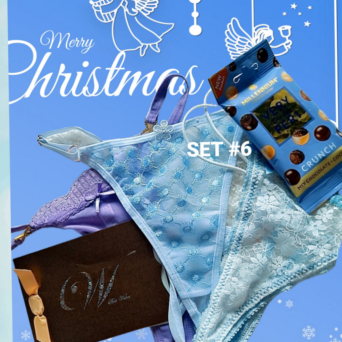 3 panties custom card sweets