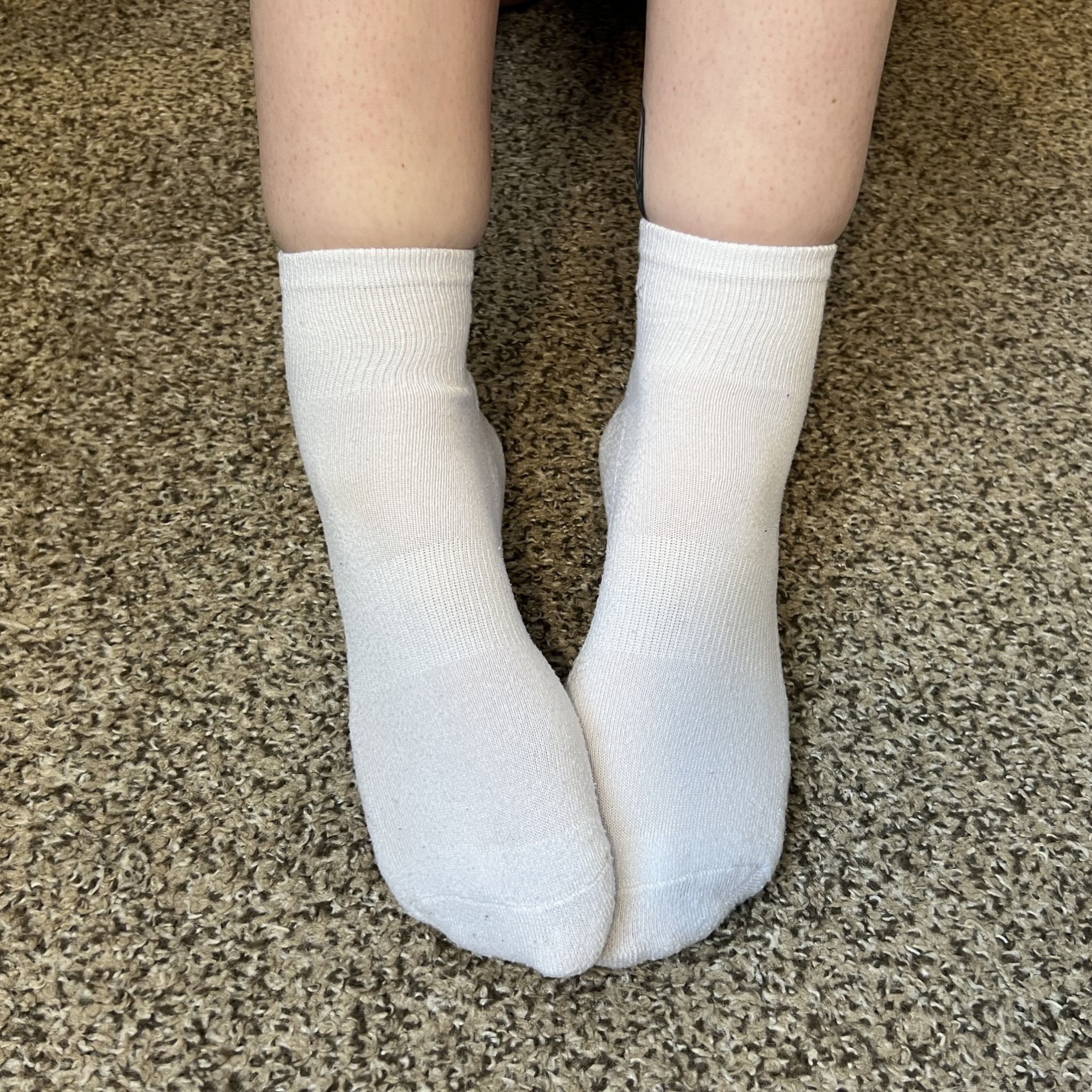 Calvin Klein white ankle socks