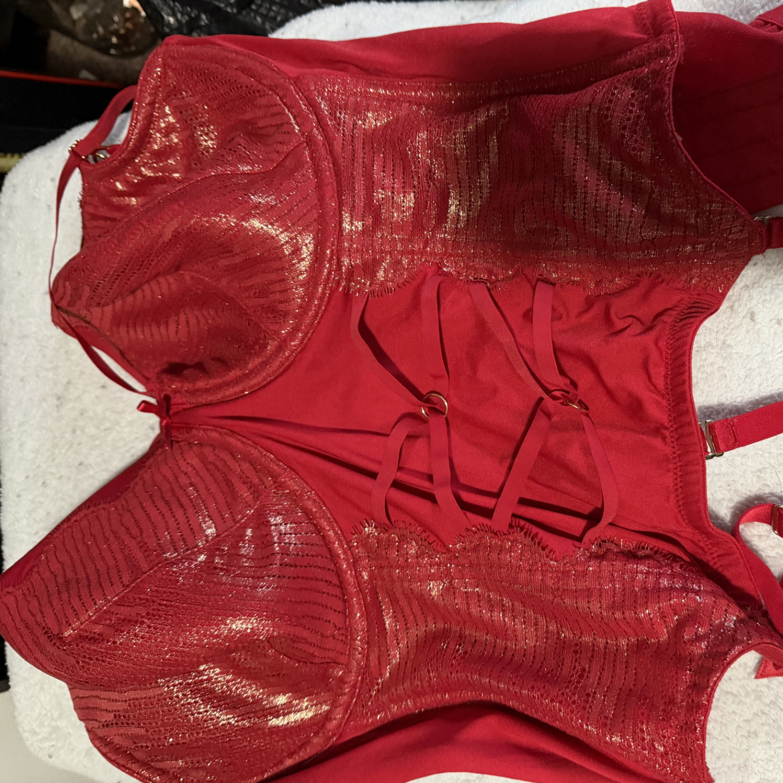 Red lingerie