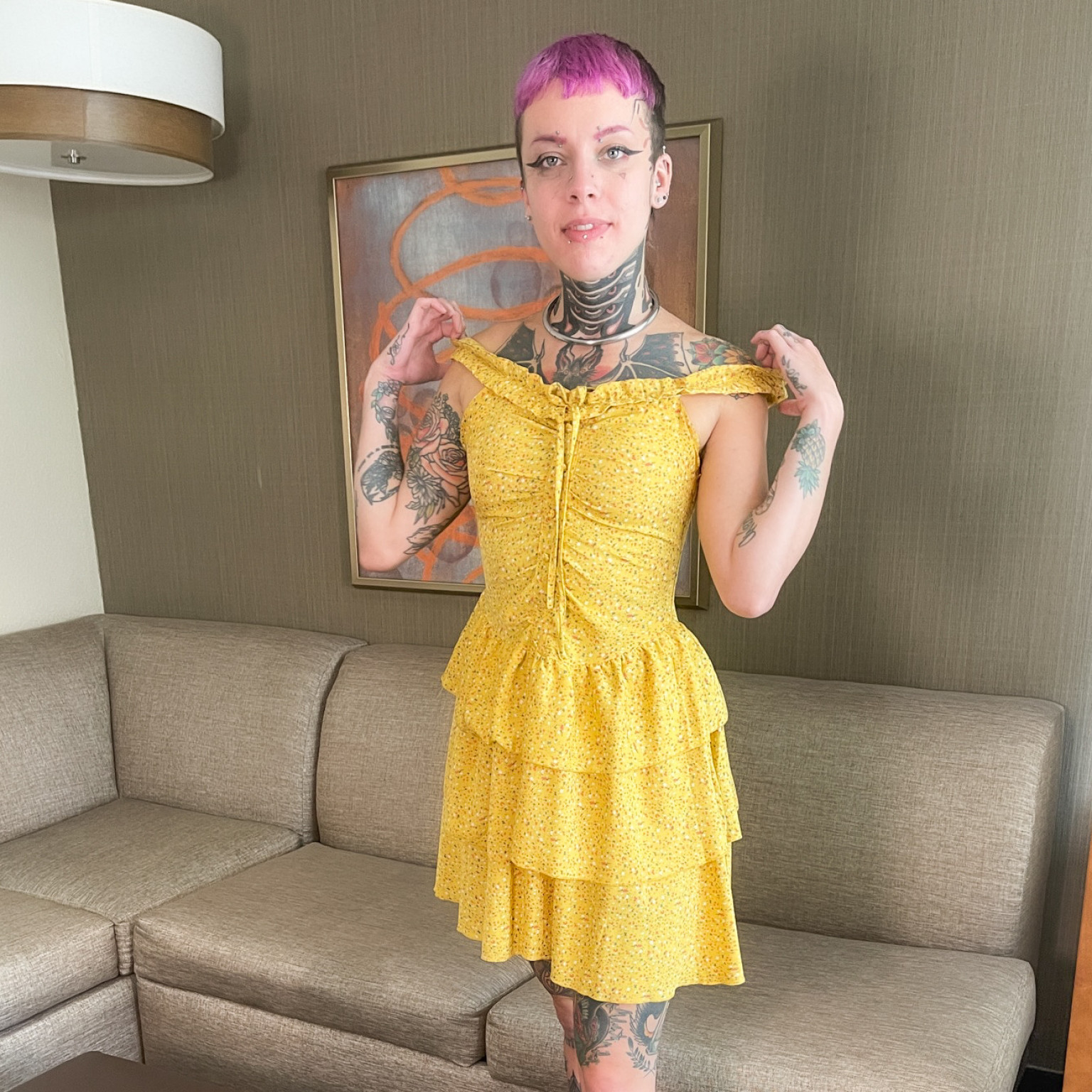 Little Spittle Pretty Girls for Interview and BDSM Undress