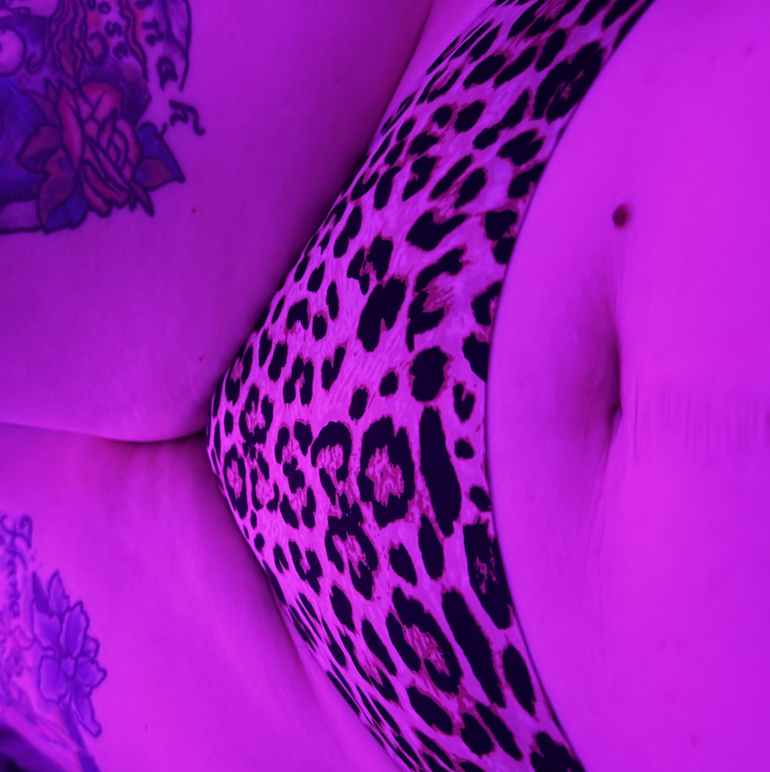 Cheetah thong