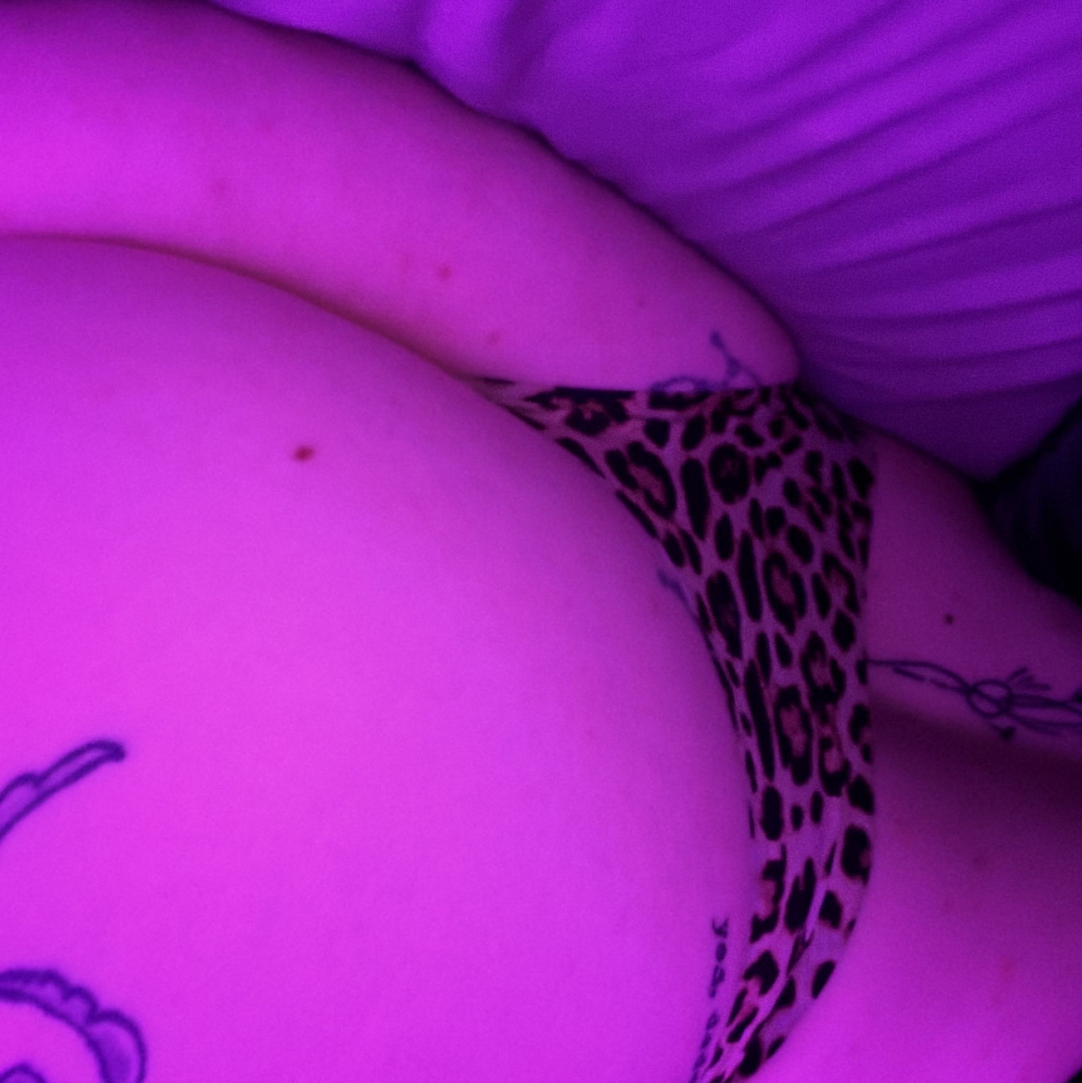 Cheetah thong