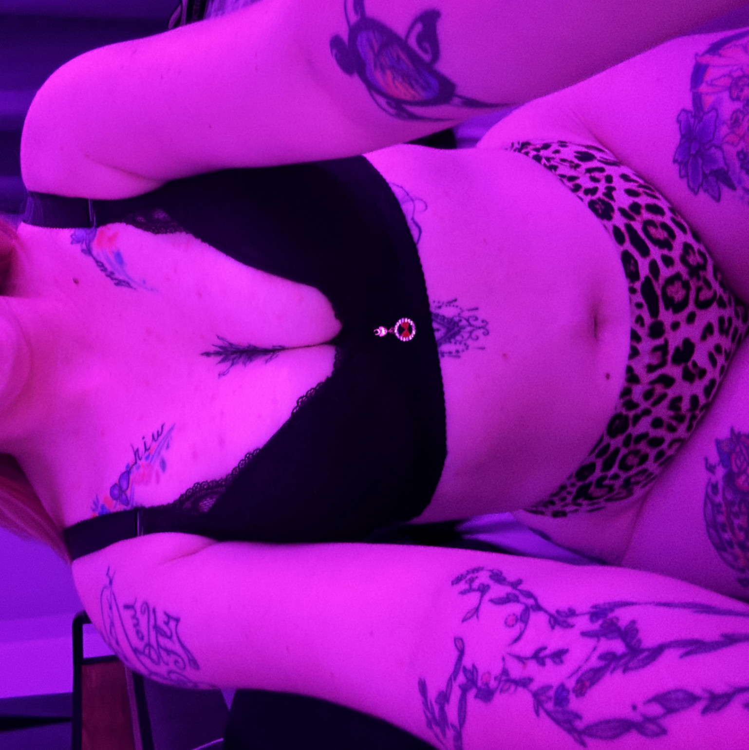 Cheetah thong