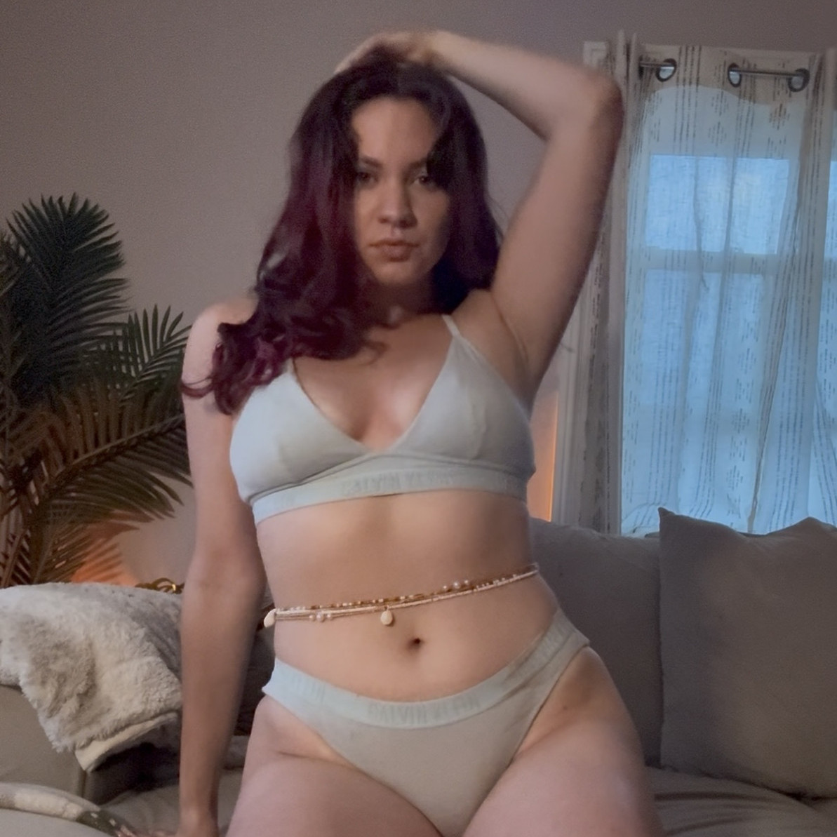 Calvin Klein Bra Panty Set in Light Blue