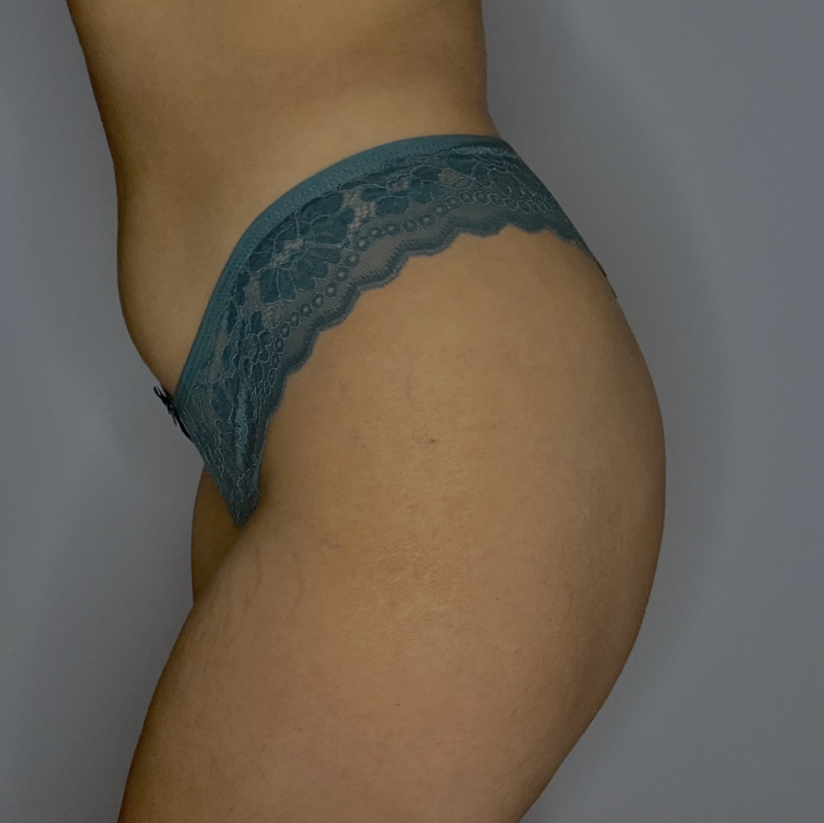 Green lace panties