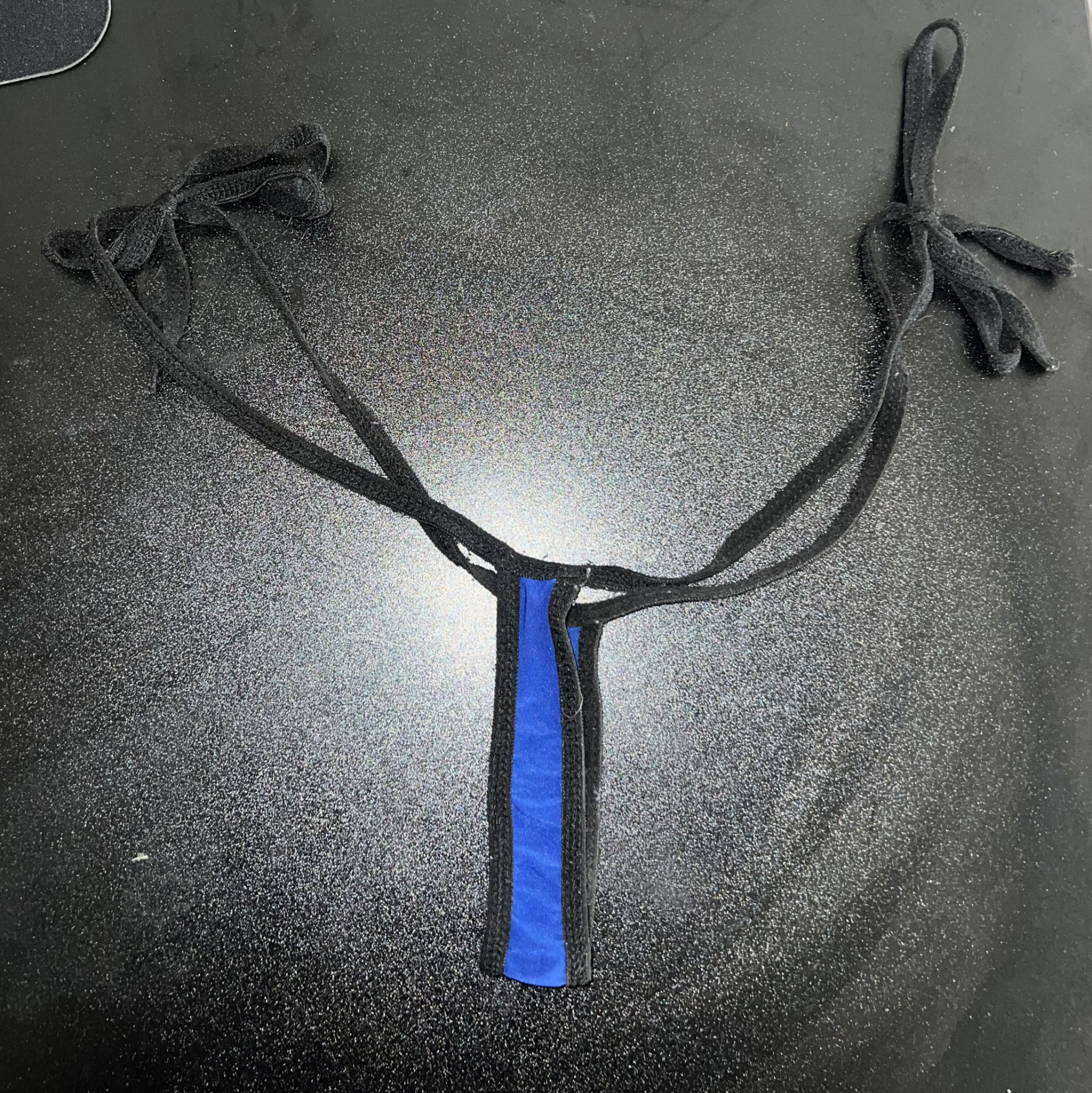 Blue and Black G String